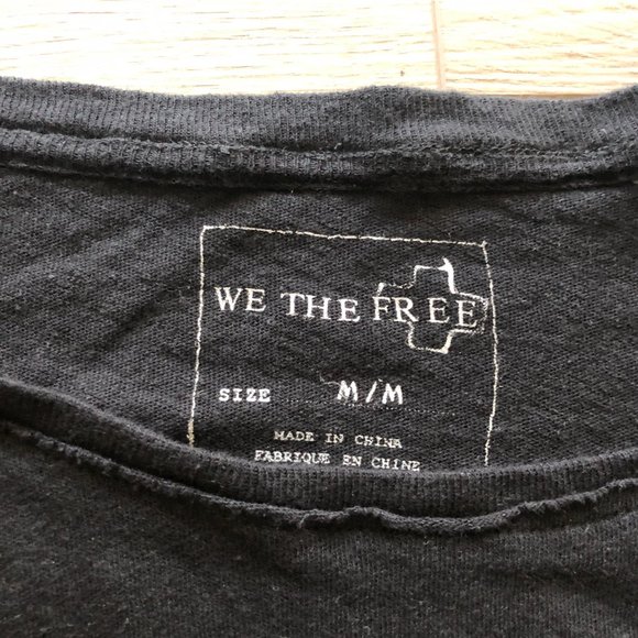 Free People We The Free Easy Graphic Tee Washed M - Picture 3 of 10